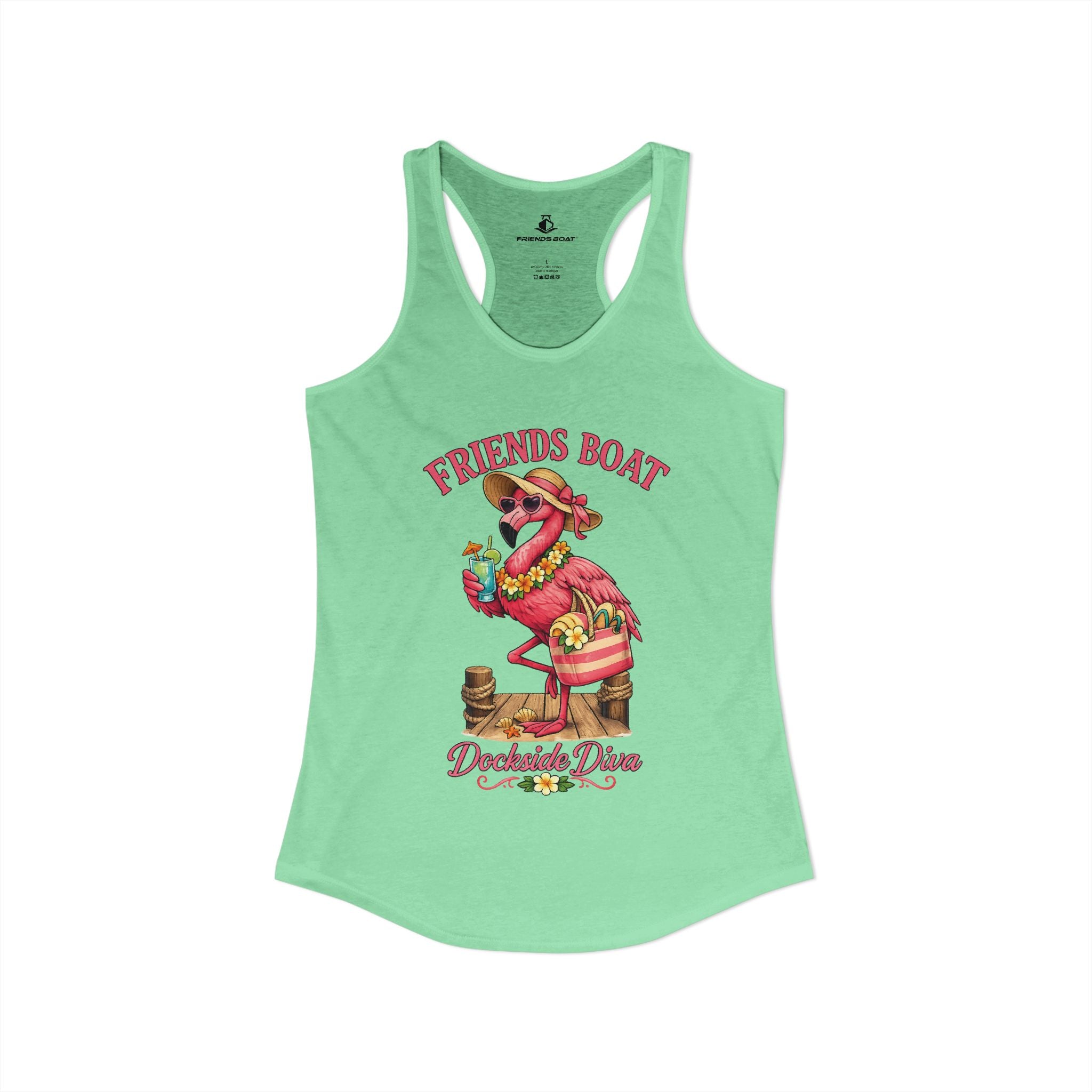 Dockside Diva: Racerback Tank