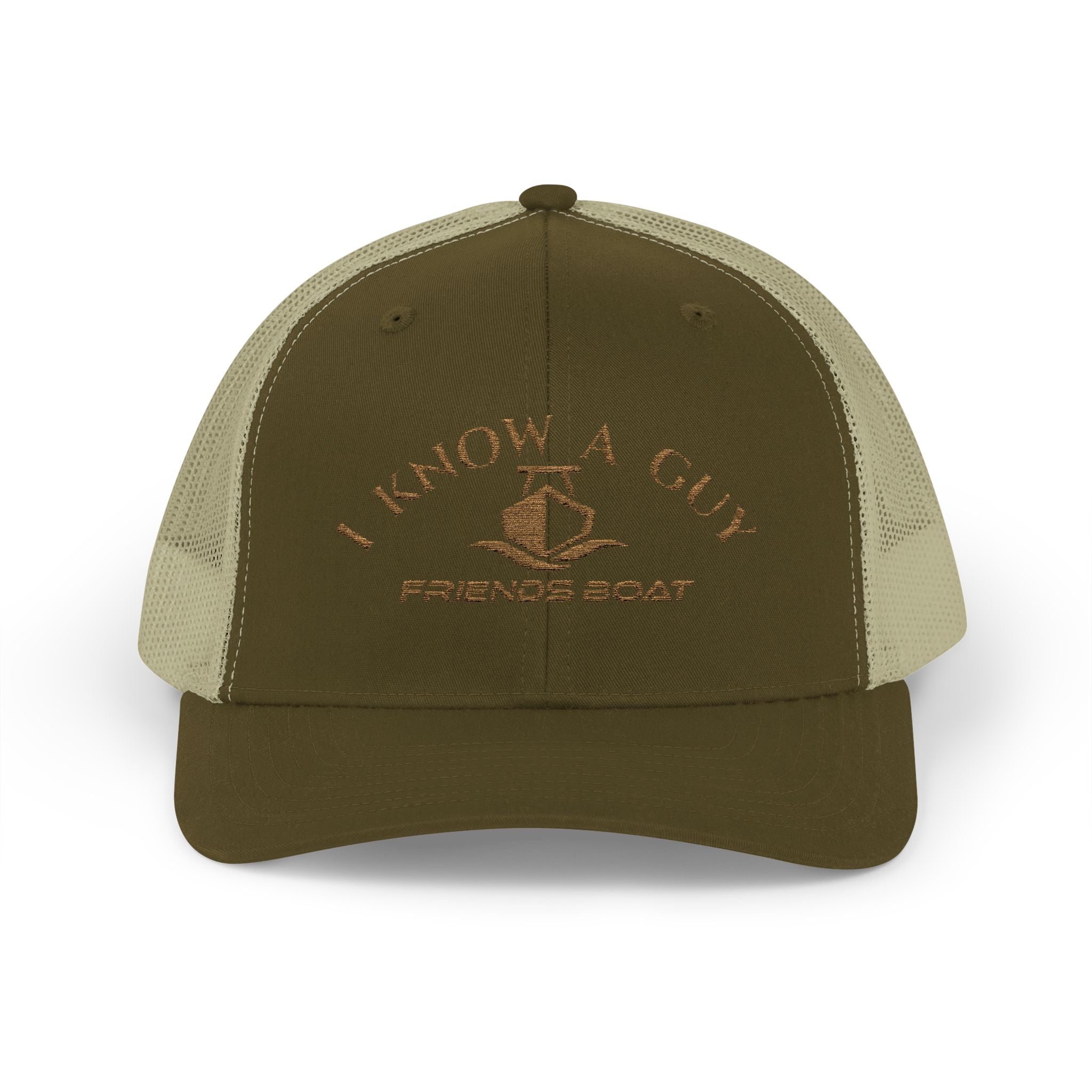 Trucker Cap: I Know a Guy (brown)