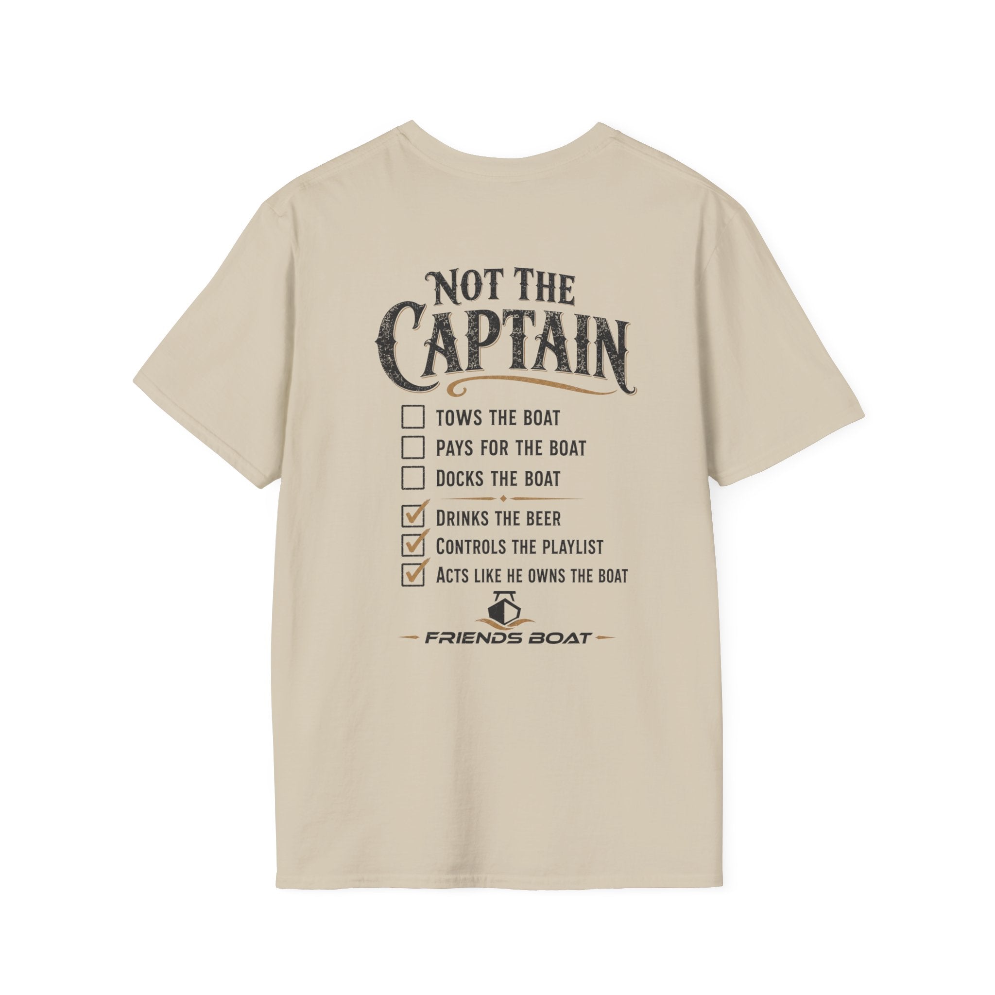 Not the Captain Checklist T-Shirt