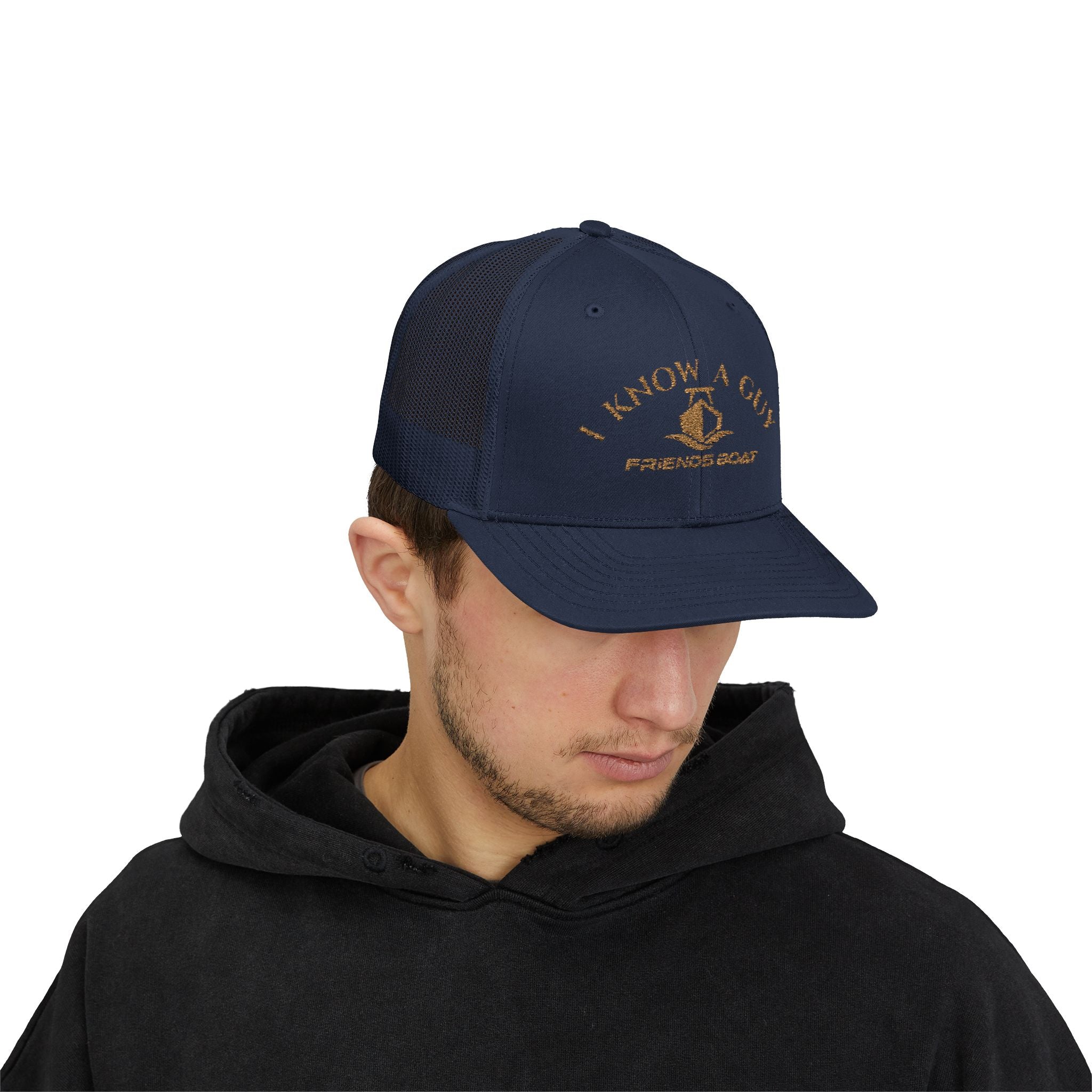 Trucker Cap: I Know a Guy (brown)
