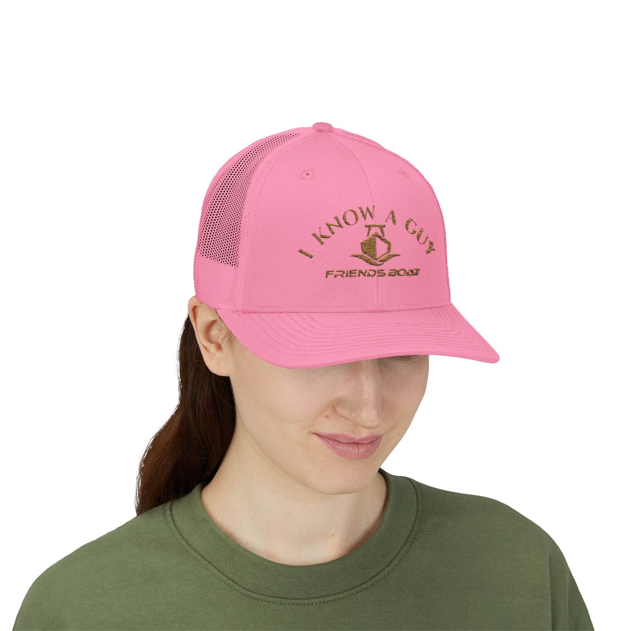 Trucker Cap: I Know a Guy (brown)