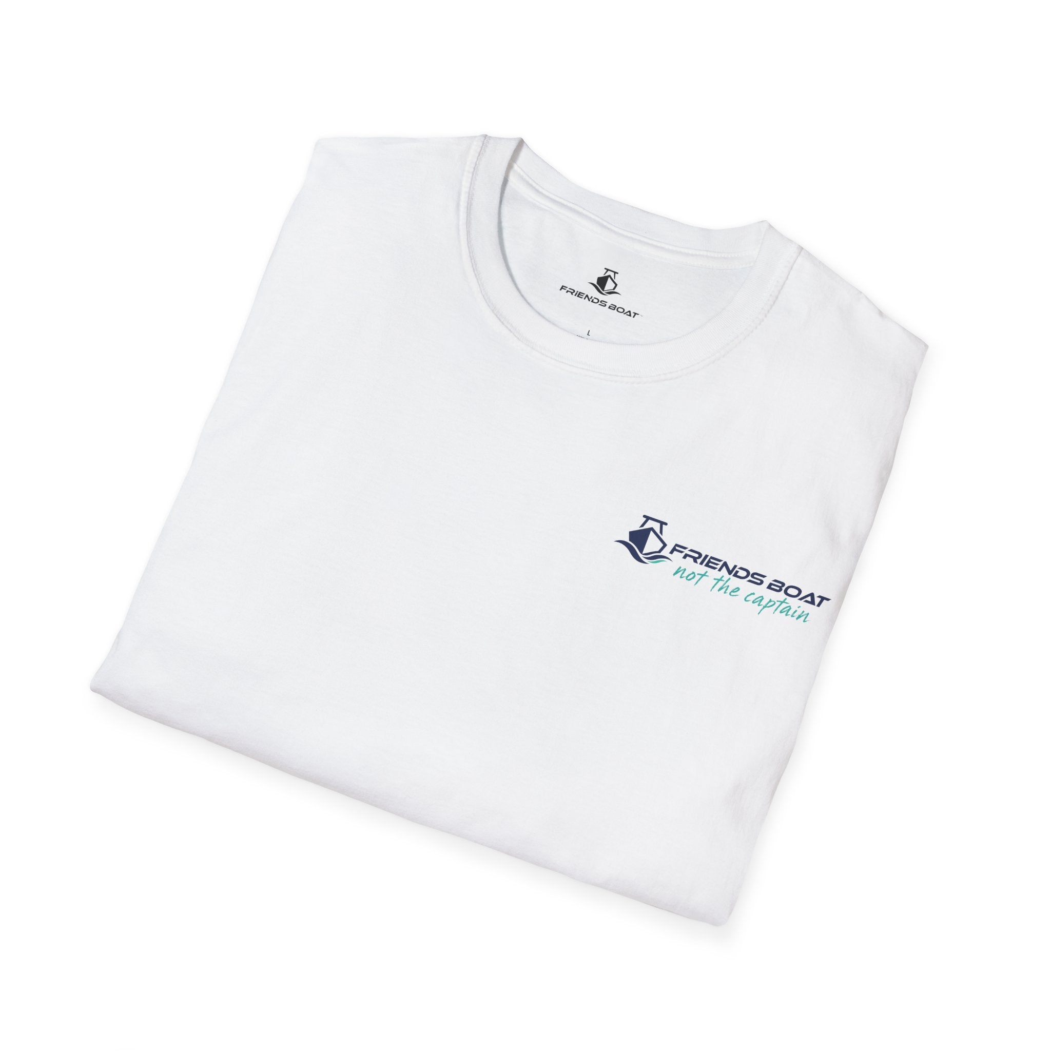 Friends Boat - not the captain - logo T-Shirt