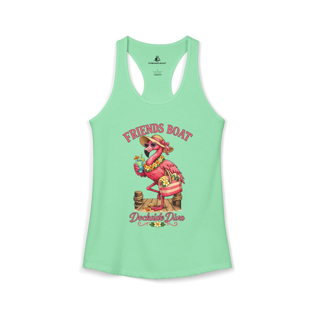 Dockside Diva: Racerback Tank