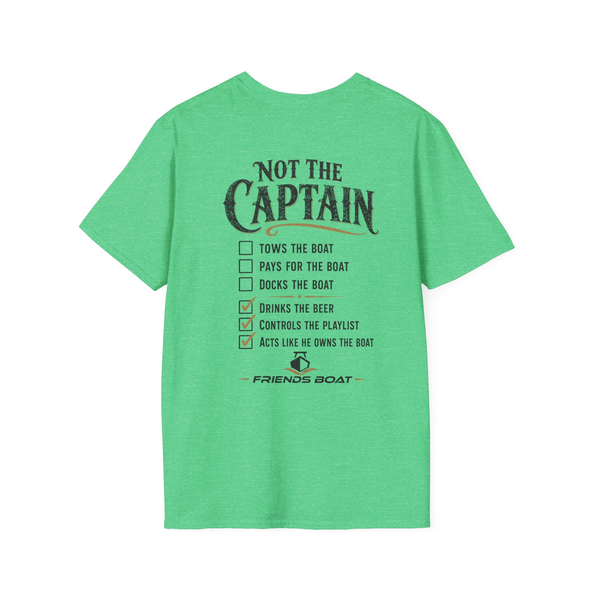 Not the Captain Checklist T-Shirt