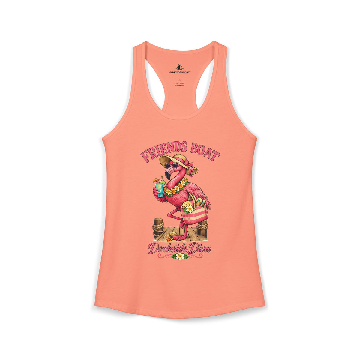 Dockside Diva: Racerback Tank