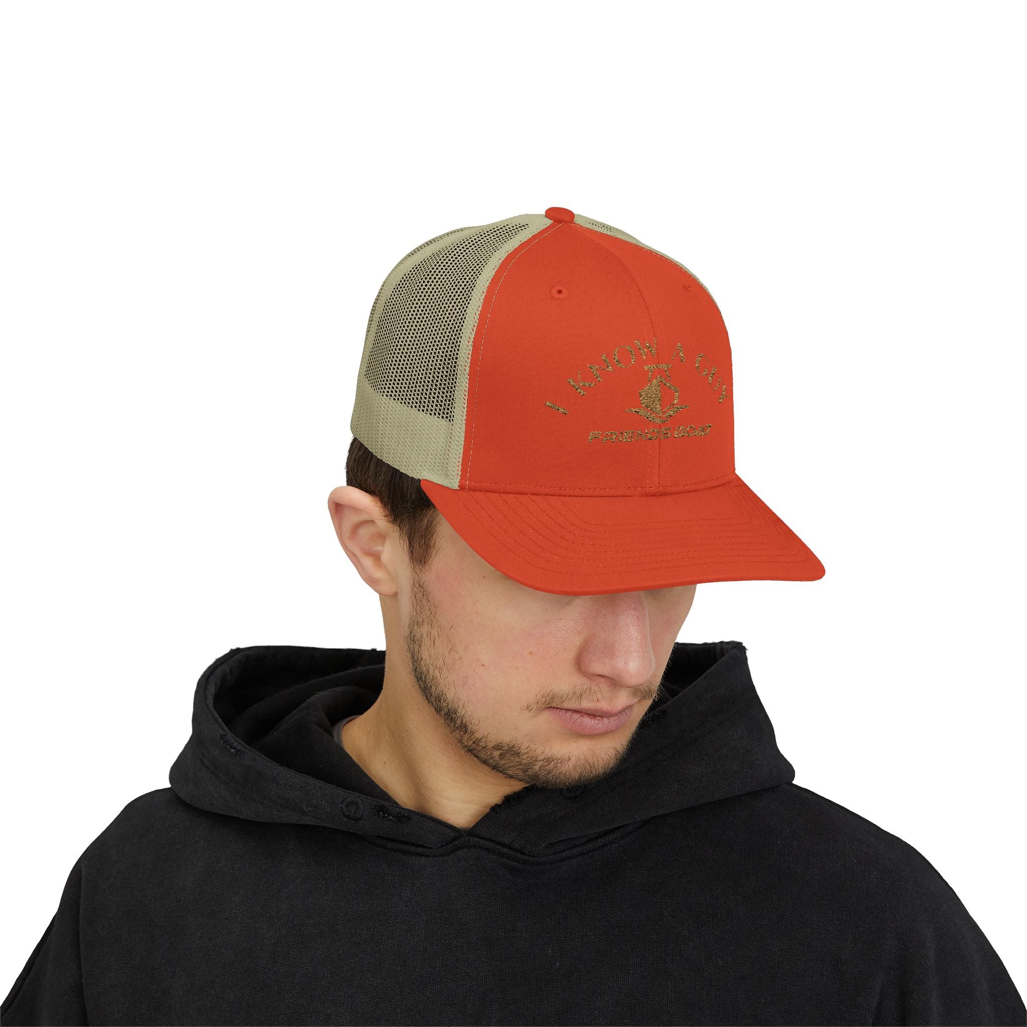 Trucker Cap: I Know a Guy (brown)