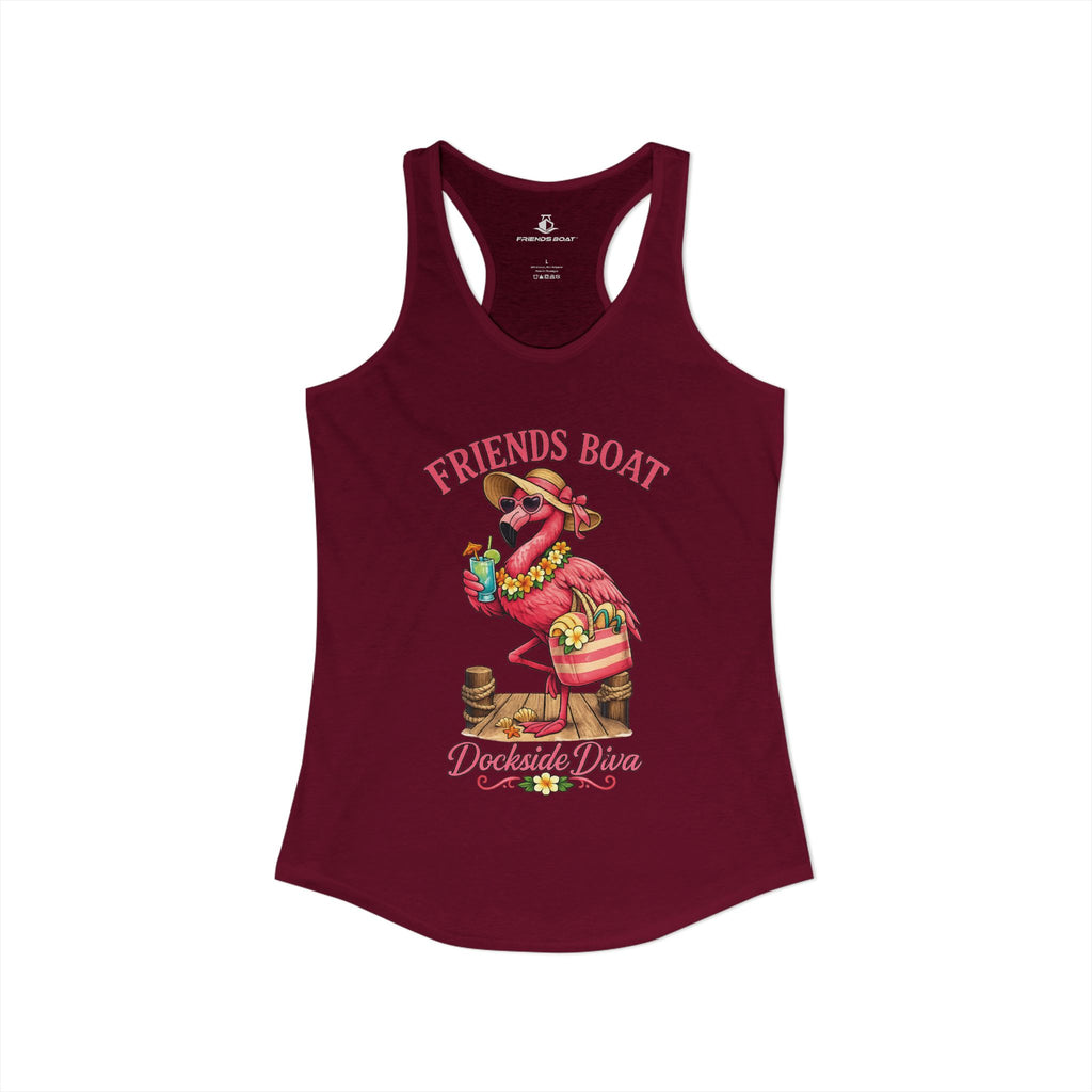 Dockside Diva: Racerback Tank