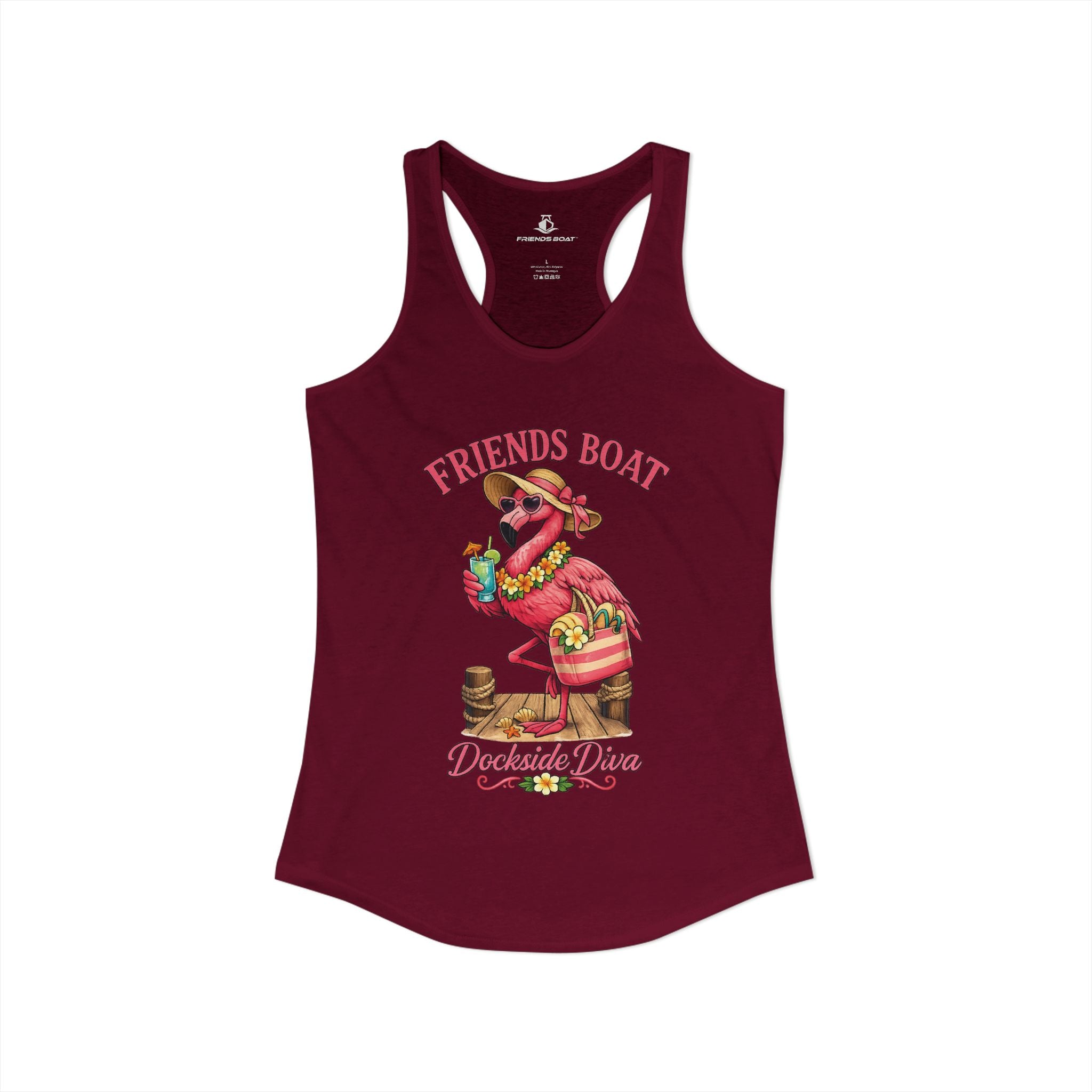 Dockside Diva: Racerback Tank
