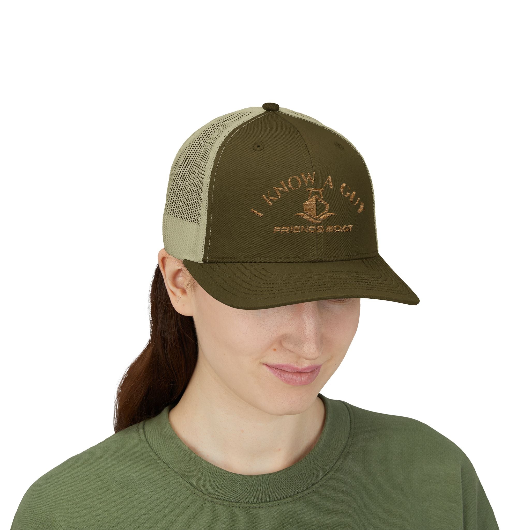Trucker Cap: I Know a Guy (brown)