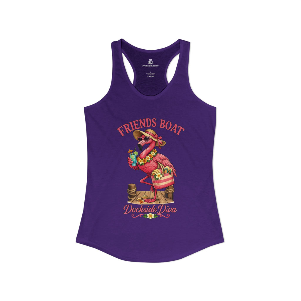 Dockside Diva: Racerback Tank