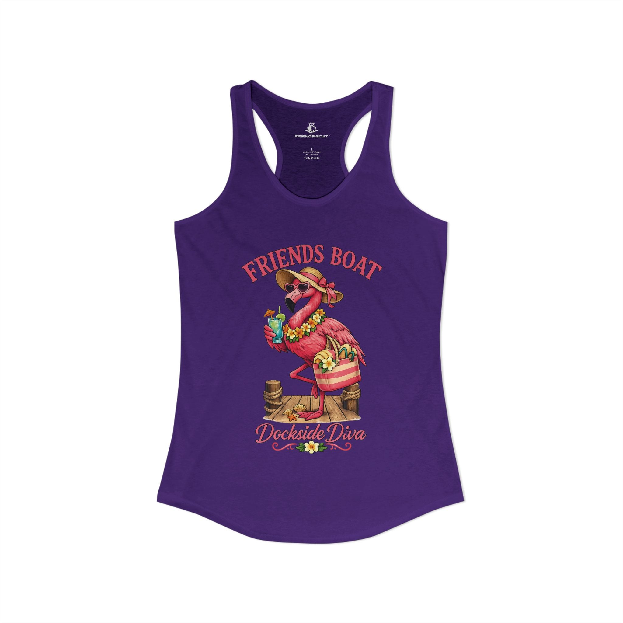 Dockside Diva: Racerback Tank
