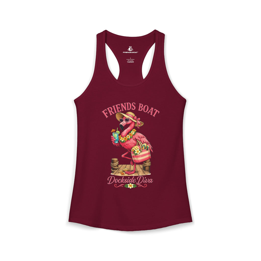 Dockside Diva: Racerback Tank