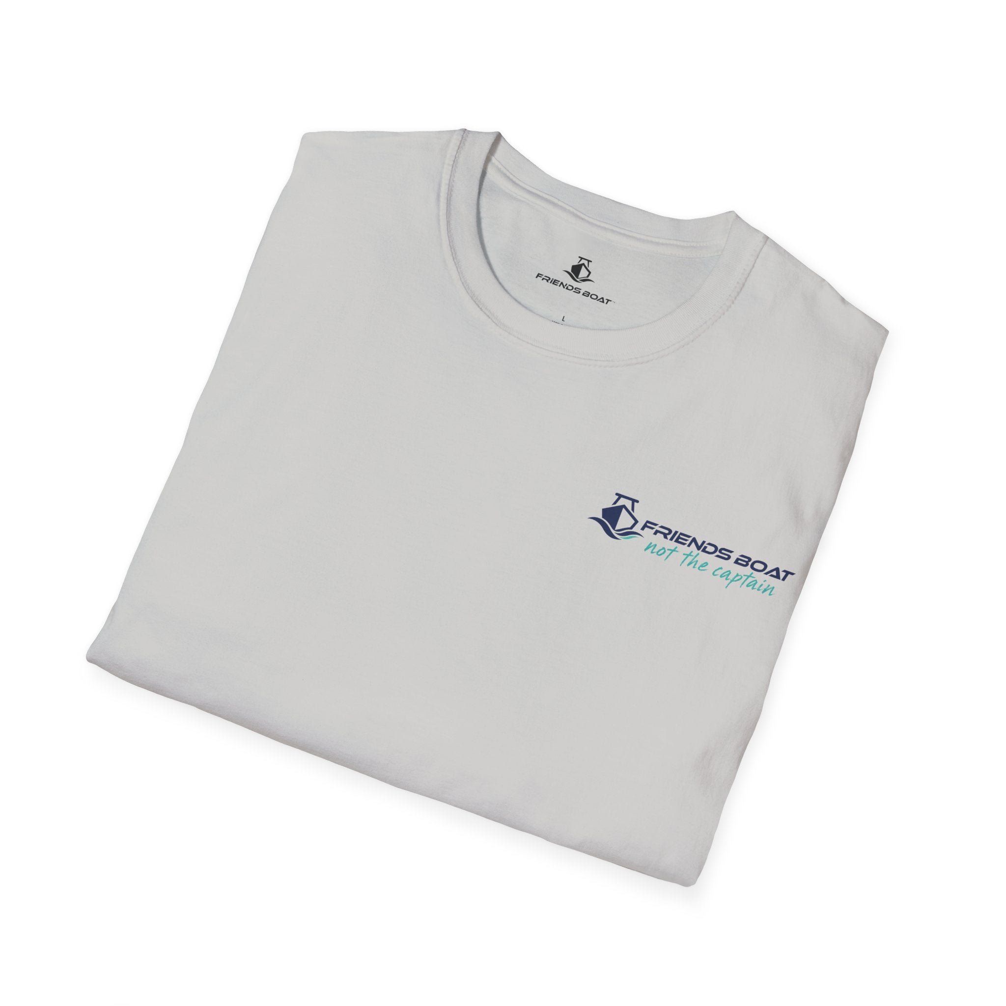 Friends Boat - not the captain - logo T-Shirt