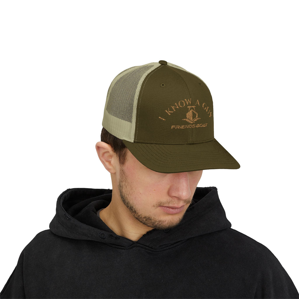 Trucker Cap: I Know a Guy (brown)