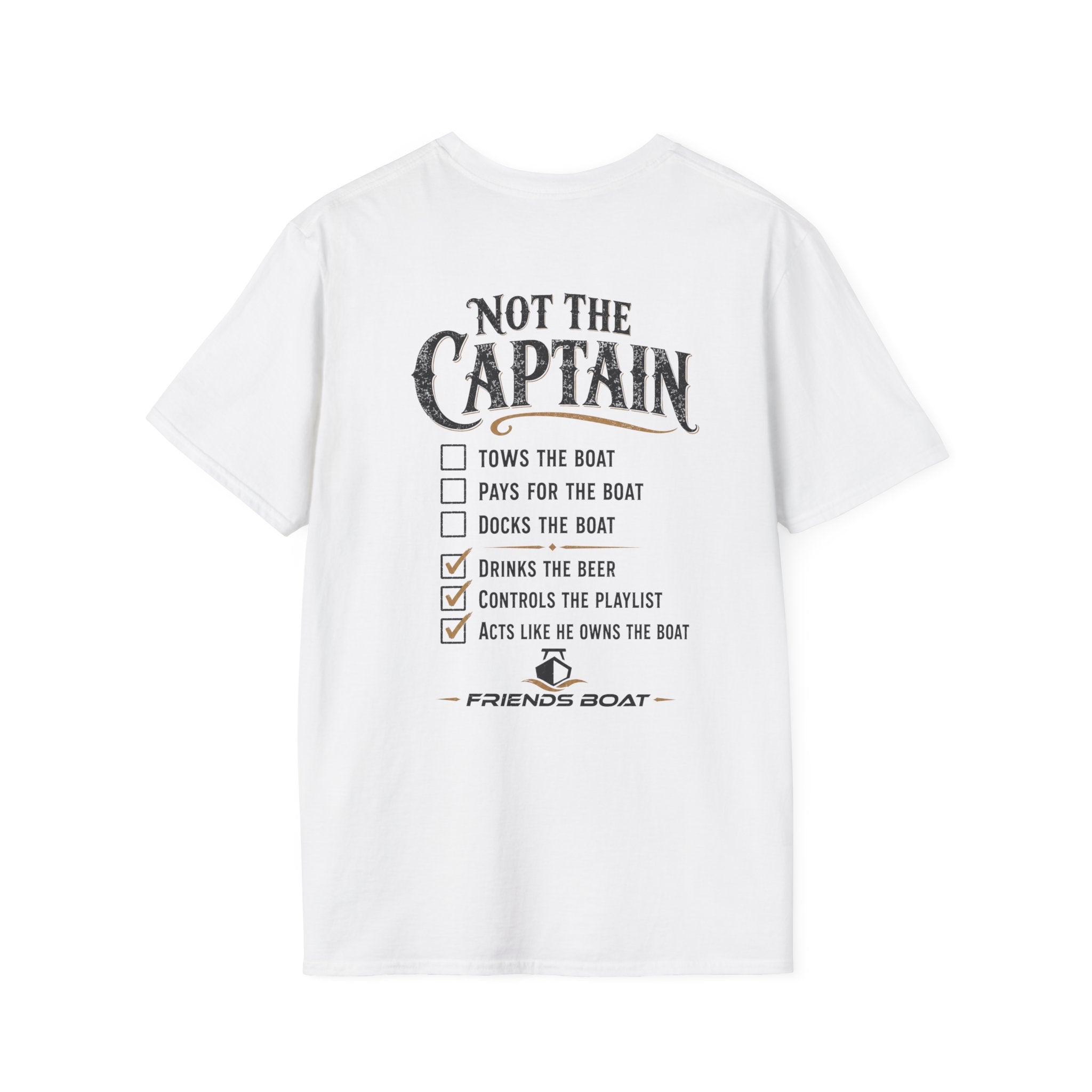 Not the Captain Checklist T-Shirt