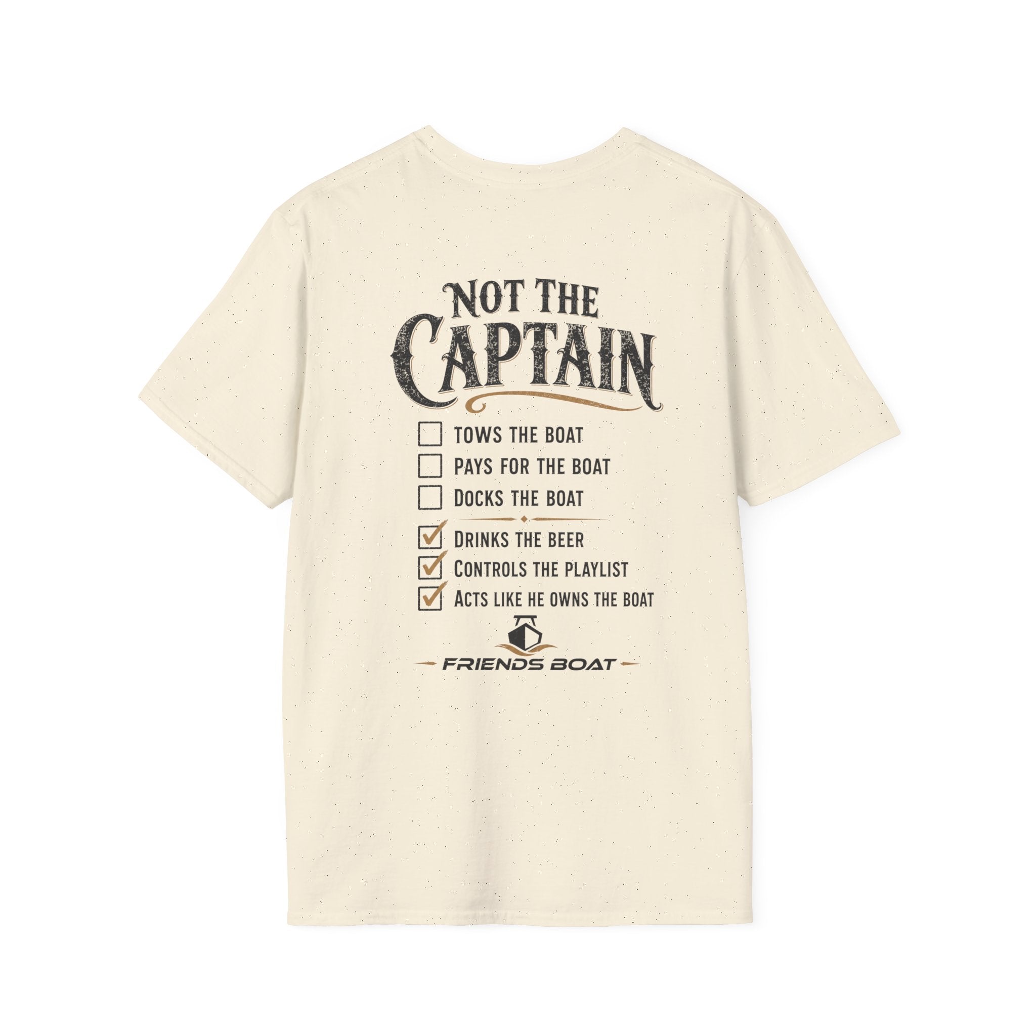 Not the Captain Checklist T-Shirt