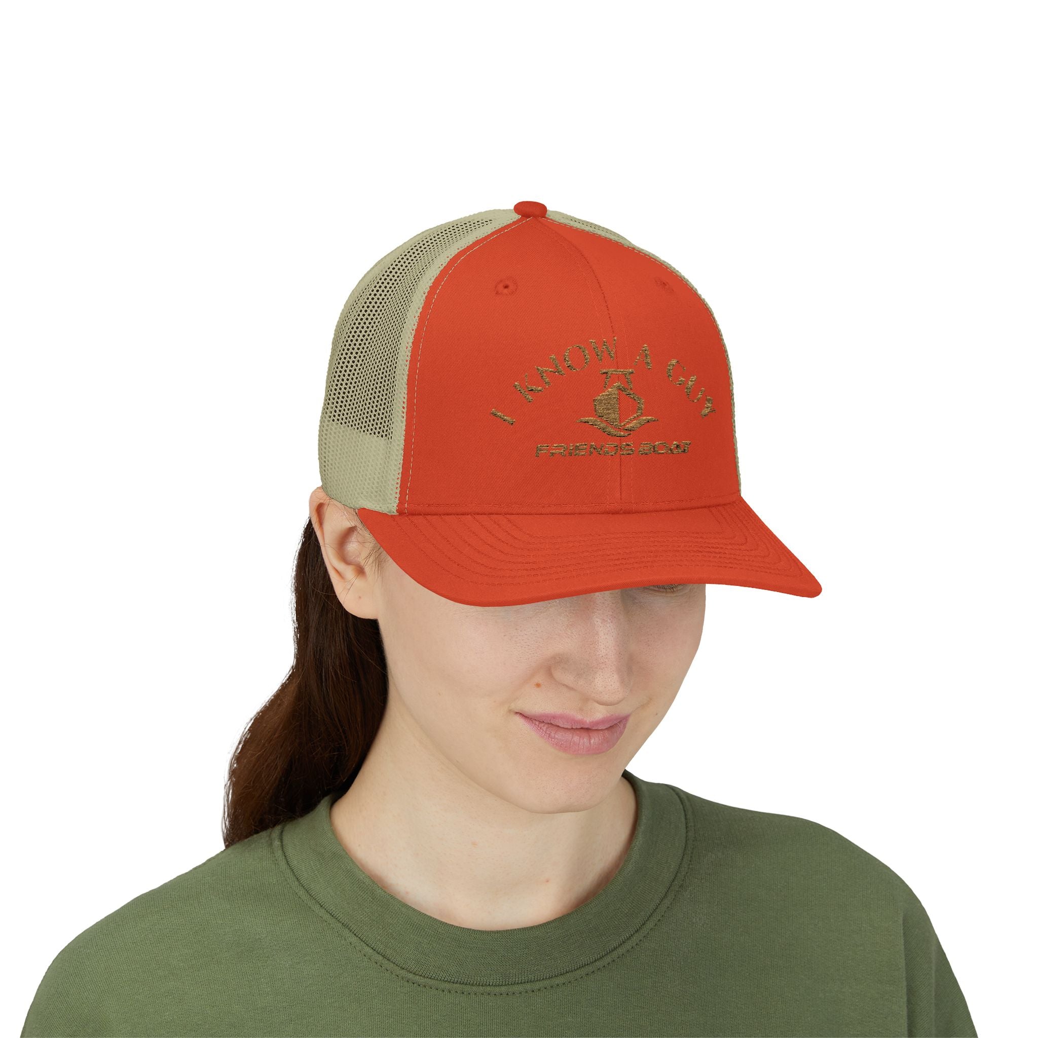 Trucker Cap: I Know a Guy (brown)